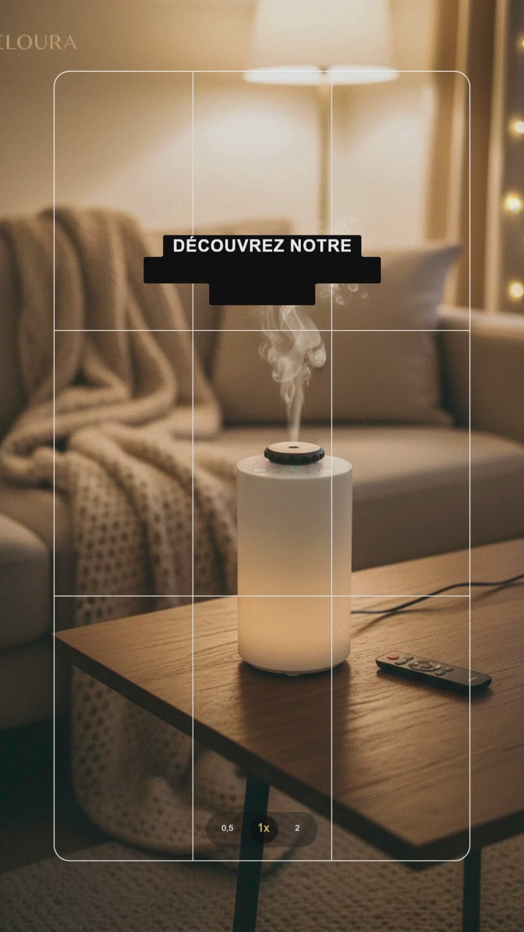 Pack Sérénité VELOURA – Diffuseur + 2 Huiles Essentielles
